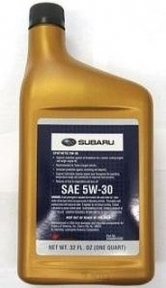 Subaru Synthetic Motor Oil 5w30